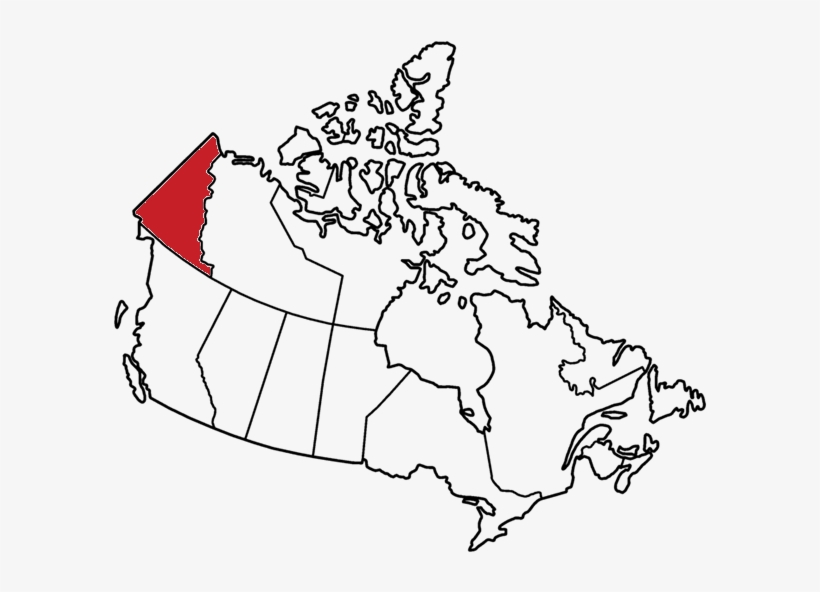 Canada Provinces Map Yt, transparent png download