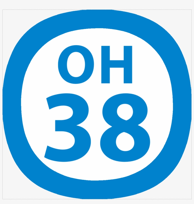 Oh-38 Station Number, transparent png download