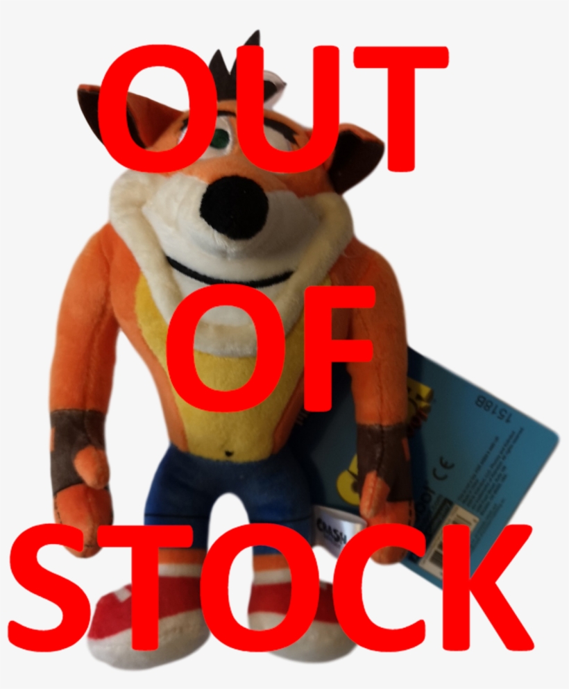 Crash Bandicoot 8" Phunny Plush, transparent png download