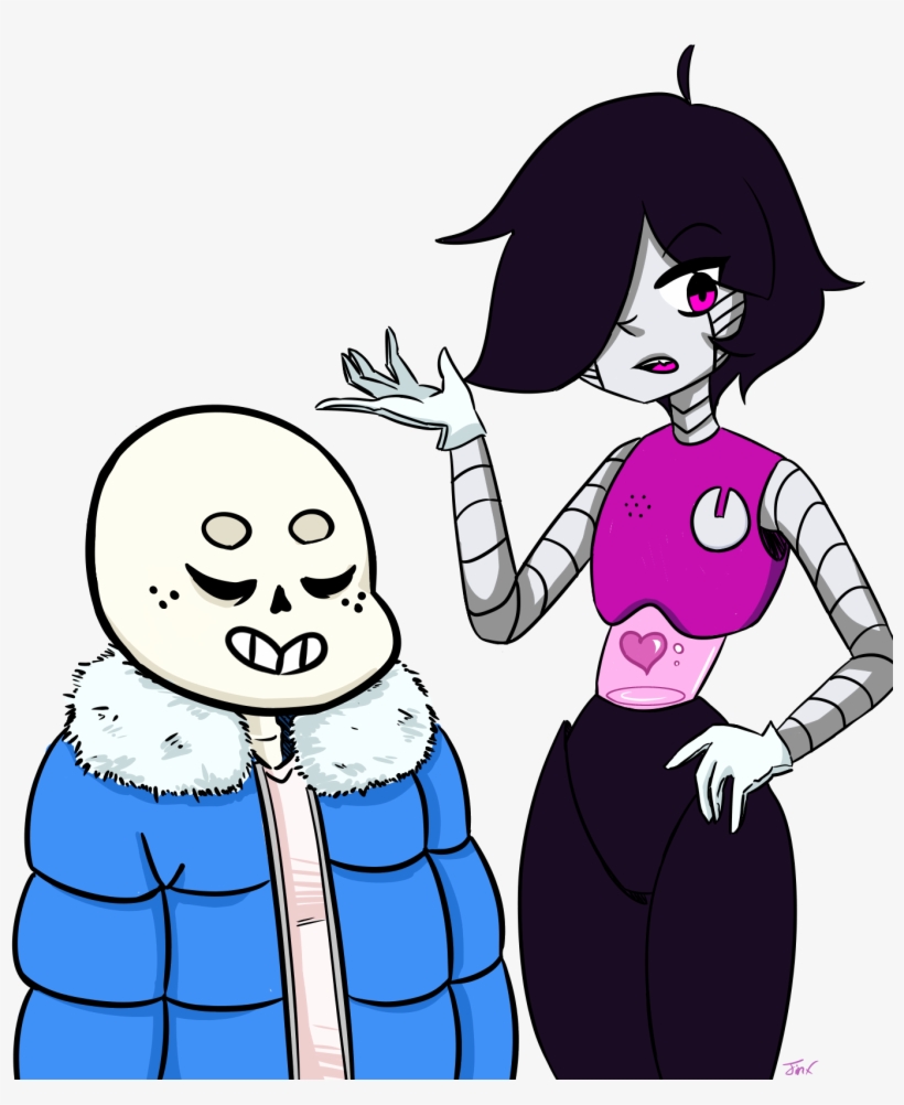 Sans And Mettaton, transparent png download