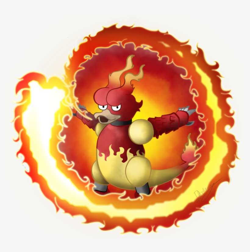 Magmar Used Fire Spin By Unfallen Skies, transparent png download
