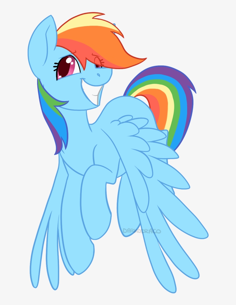 Askdrakomod, Female, Grin, Looking Away, Mare, Pegasus,, transparent png download