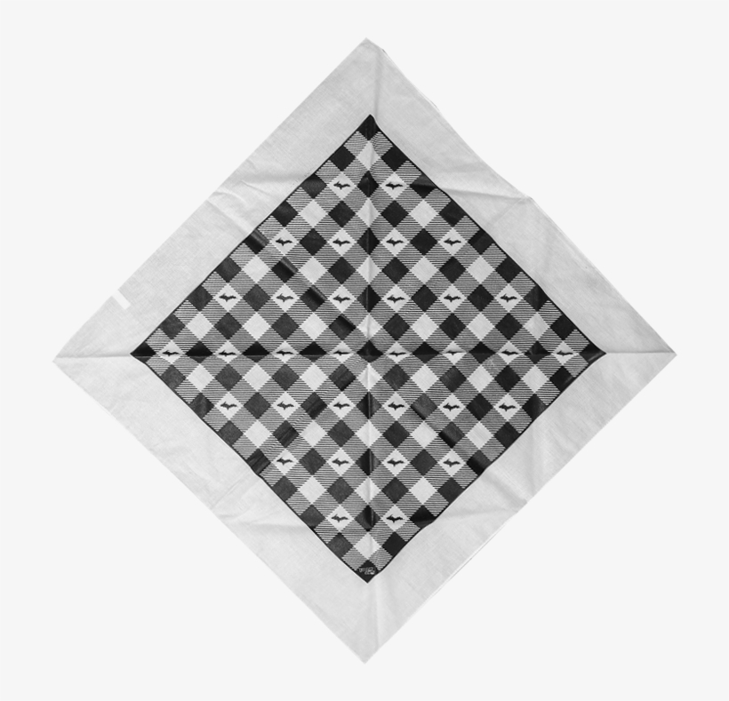 Bandana - "u - P - Silhouette" Plaid Bandana, transparent png download