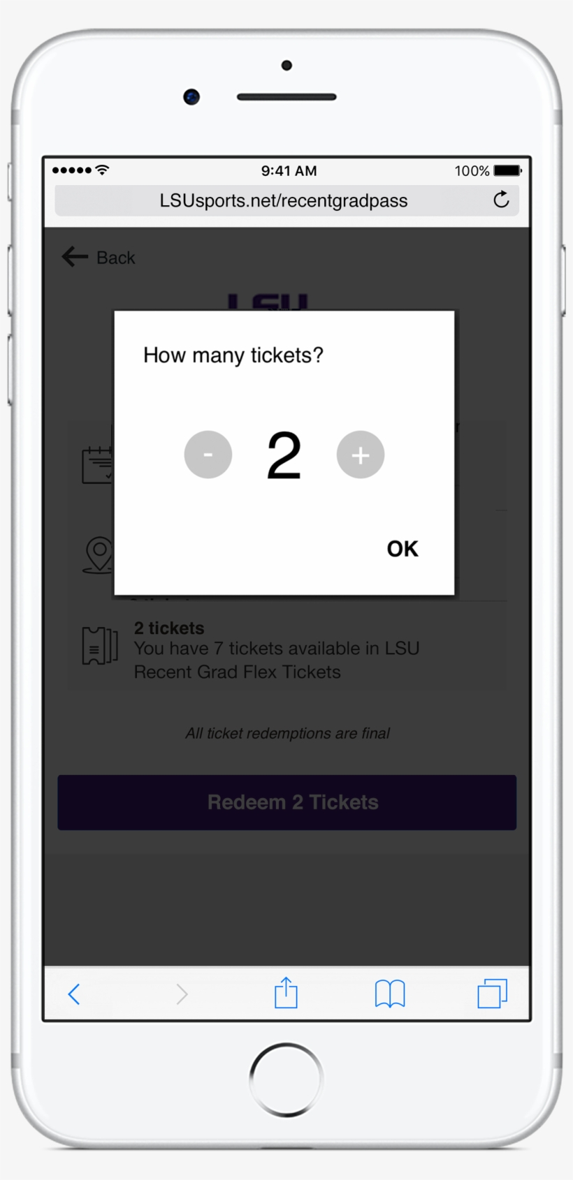 Adjust The Amount Of Tickets You Want To Redeem Using, transparent png download