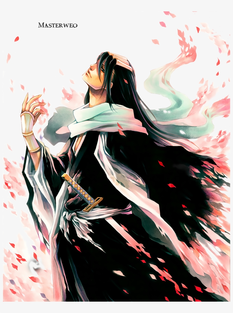 Byakuya Was Born Into The Kuchiki Family And Grew Up, transparent png download