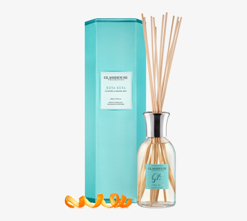 Bora Bora Cilantro & Orange Zest 250ml Diffuser Violet, transparent png download