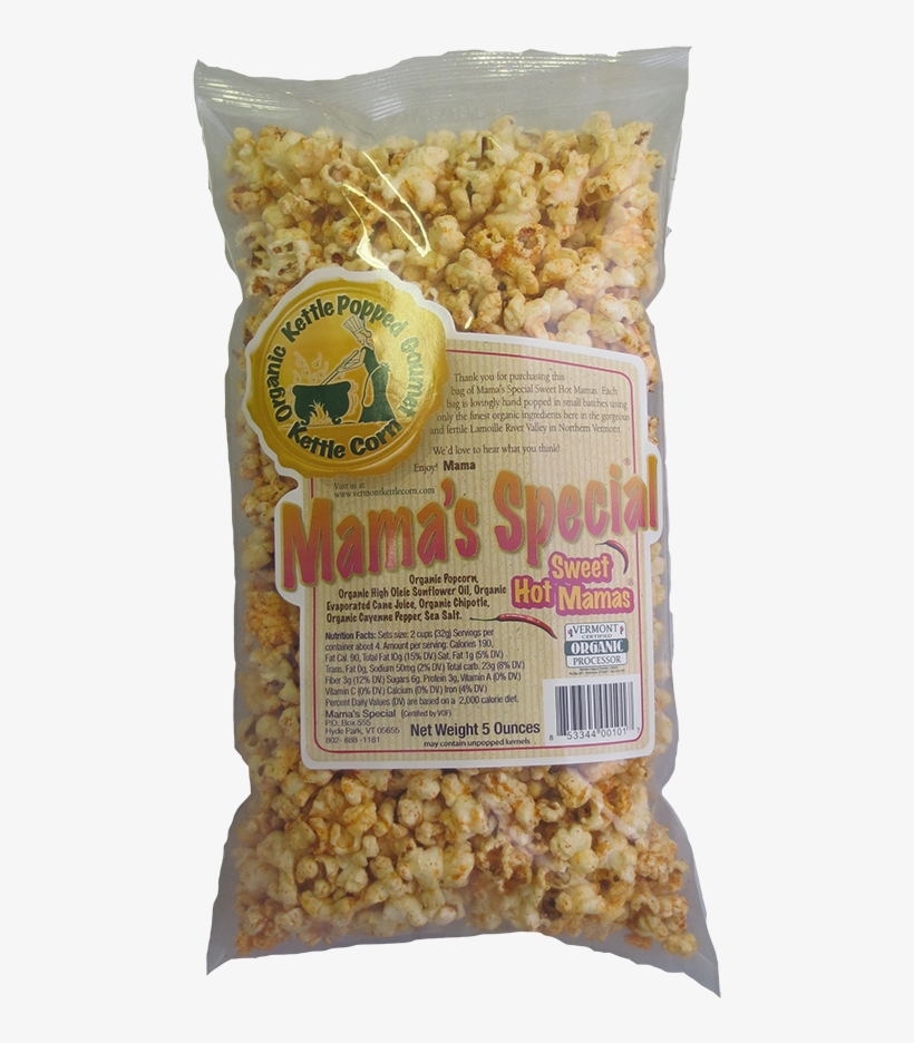 Mama's Special Sweet Hot Popcorn, transparent png download