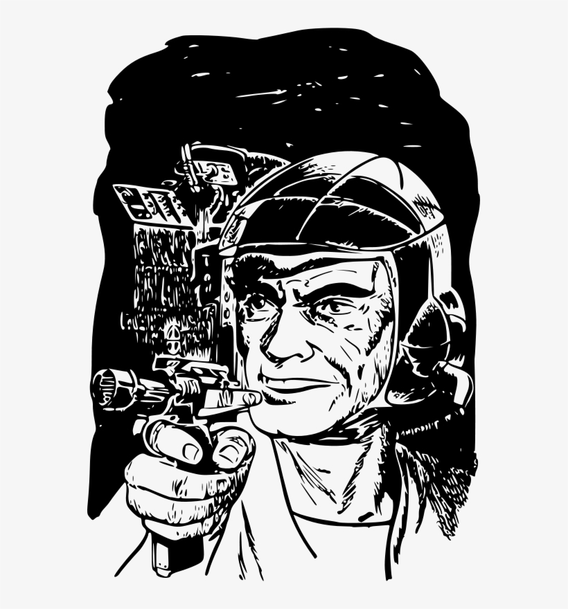 Free Space Pioneers 155 Free Minimalistic Ray Gun, transparent png download