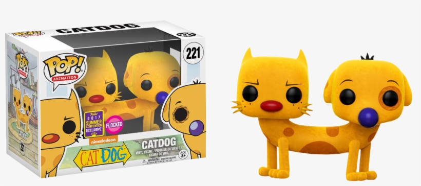 Catdog Flocked Pop, transparent png download