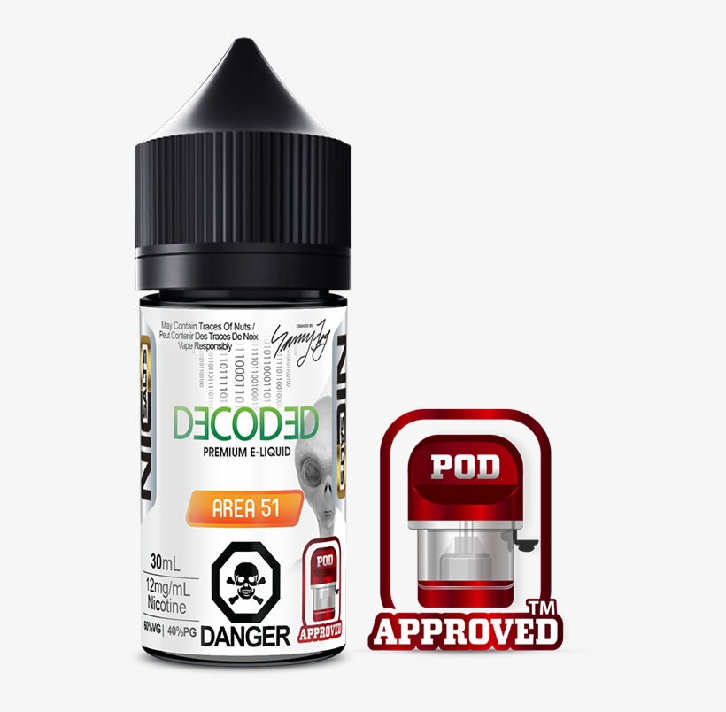 Area 51 Nic Salts, transparent png download