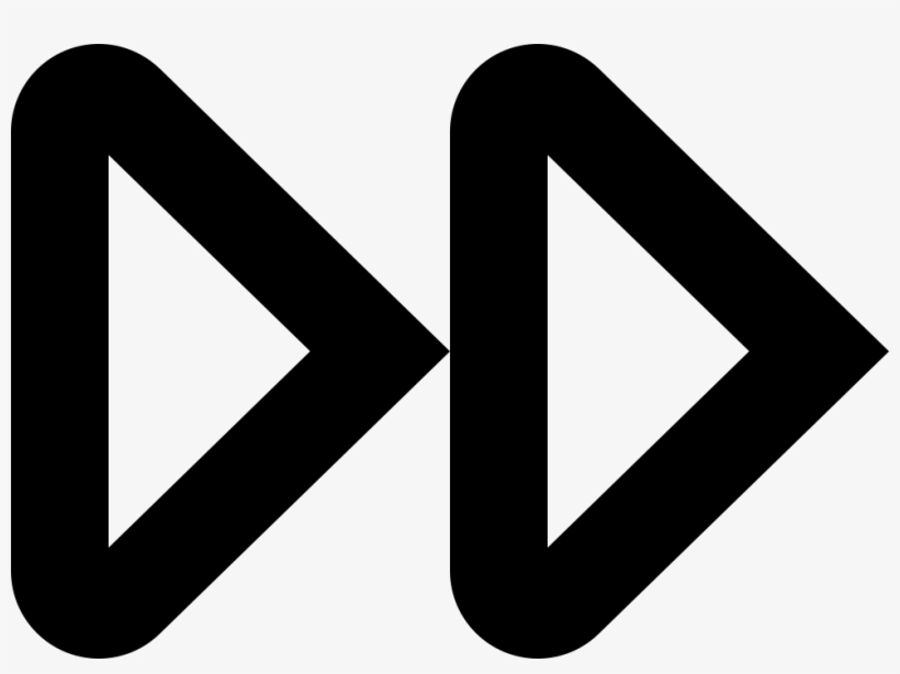 Media Fast Forward Outline Comments, transparent png download