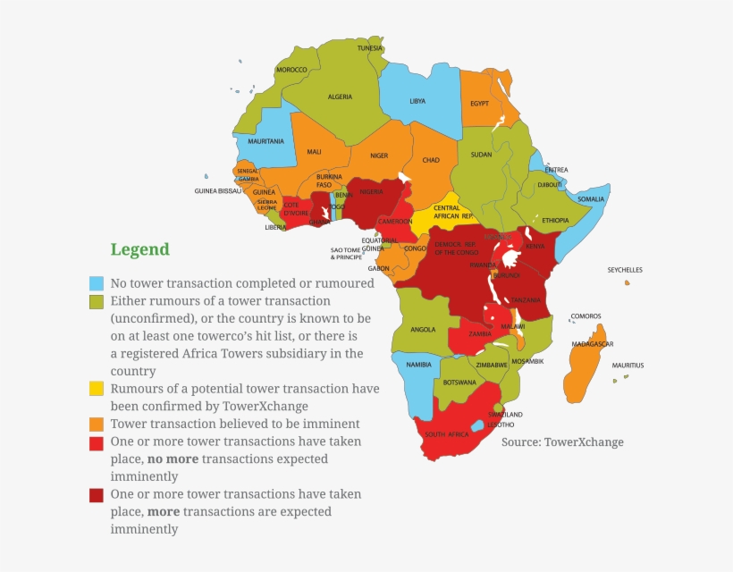 Africa Heatmap August, transparent png download