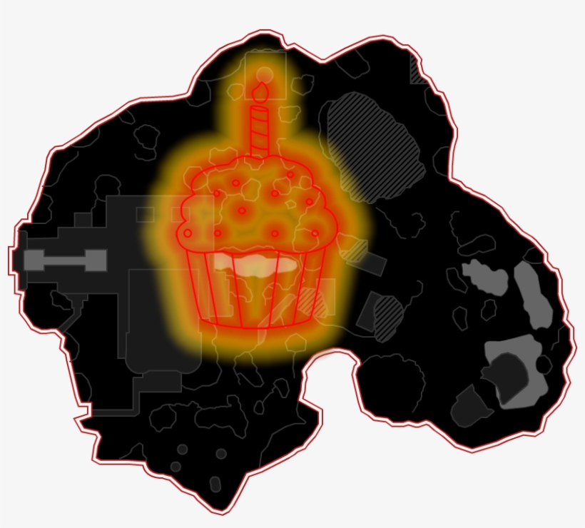 Cupcake Birthday Heatmap 182 Kb, transparent png download