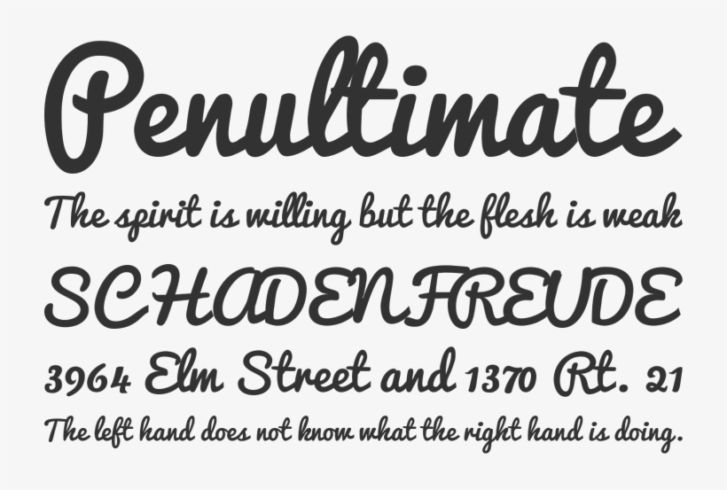 One Of My Favorite Free Fonts, transparent png download