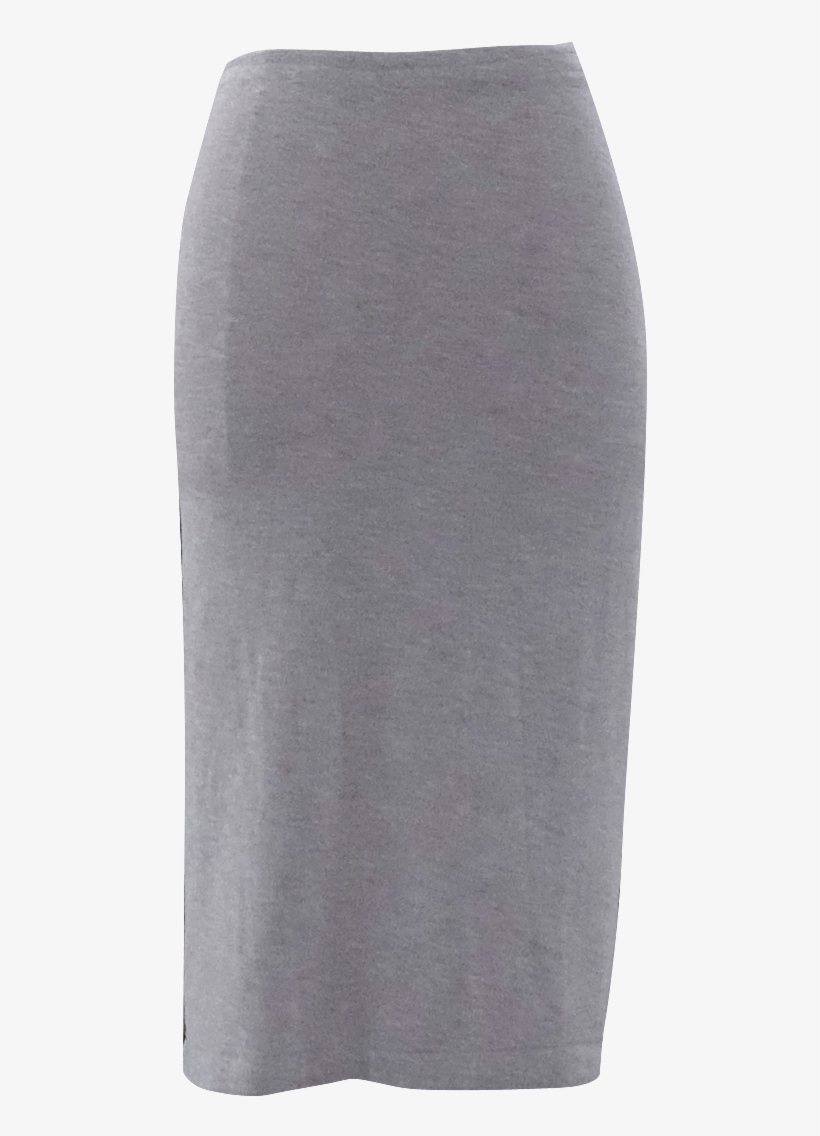 Gray Pencil Skirt By British Steele - Pencil Skirt, transparent png download