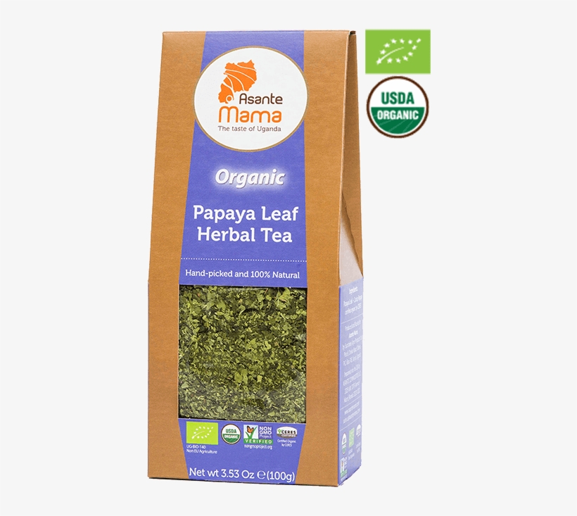 Papaya Leaf Herbal Tea Organic - Papaya Leaf Loose Tea, transparent png download