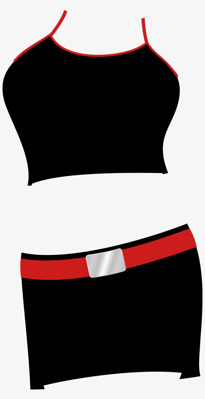 This Free Icons Png Design Of Top And Skirt, transparent png download