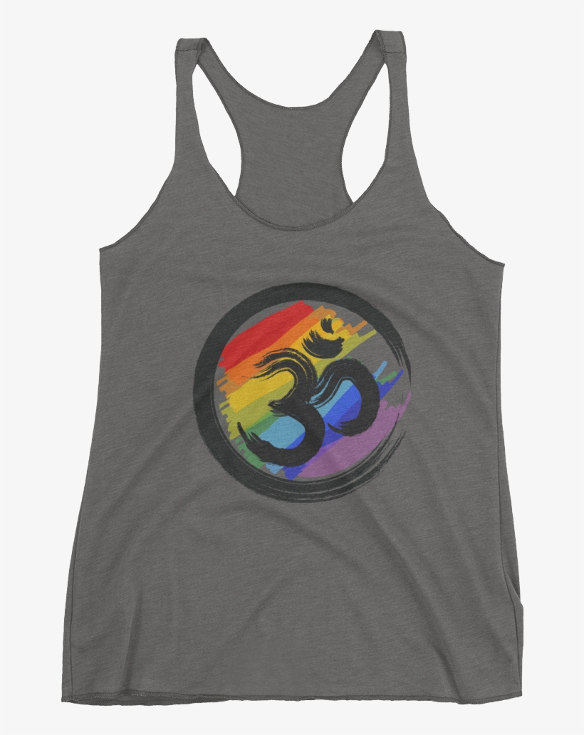 Women's Racerback Tank With Om Symbol - Trick Or Treat Yo'self Fun T-shirt, Halloween Funny, transparent png download