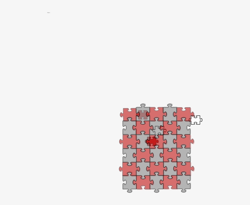 And Maroon Puzzle Pieces Put Together Png, transparent png download