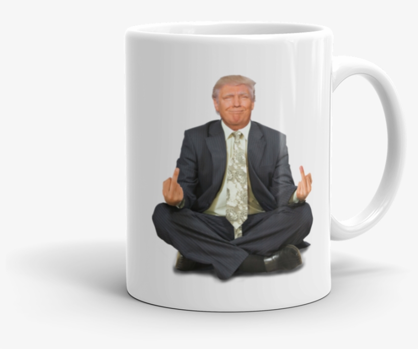 Donald Trump Meditation Coffee Mugs - Donald Trump Coffee Cup, transparent png download