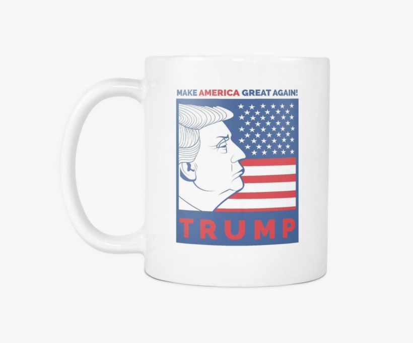 0 Replies 0 Retweets 1 Like - Donald Trump Make America Great Again - 15oz Coffee, transparent png download