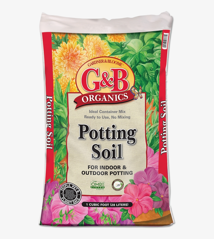 G&b Organics Potting Soil - G&b Organics Potting Soil, transparent png download