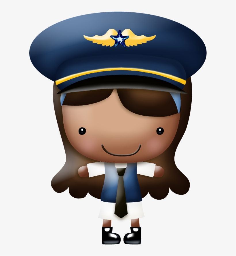 Nbeaudreau Intheclouds Girl Png Cap And Album - Airline Pilot Clipart Png, transparent png download