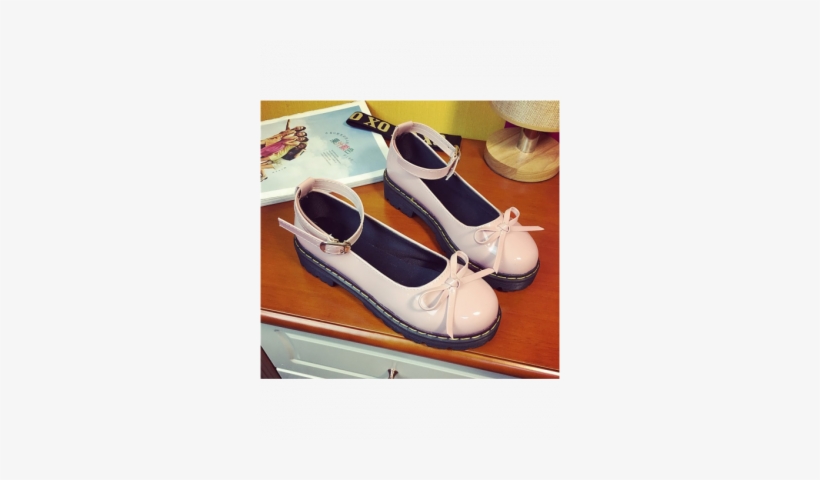 103005 Ballerina Shoes - Women's Mary Jane Platform Sweet Bowknot Ankle Strapp, transparent png download