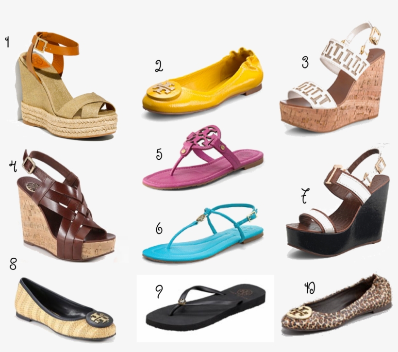 1 - - Tory Burch Summer Shoes, transparent png download