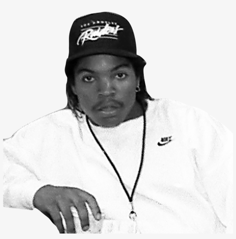 Hip Hop Quiz Ice Cube - Monochrome, transparent png download