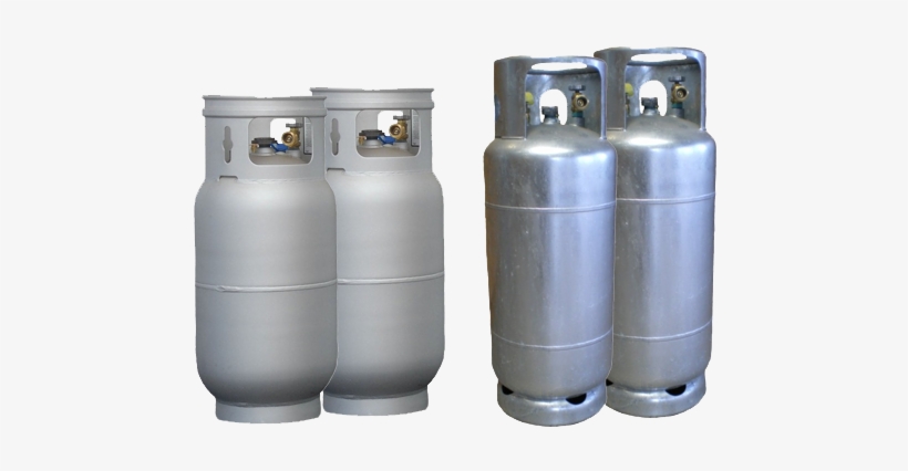 15kg Aluminium And 18kg Steel Forklift Bottles-cylinders - Lpg Bottle Sizes Australia, transparent png download
