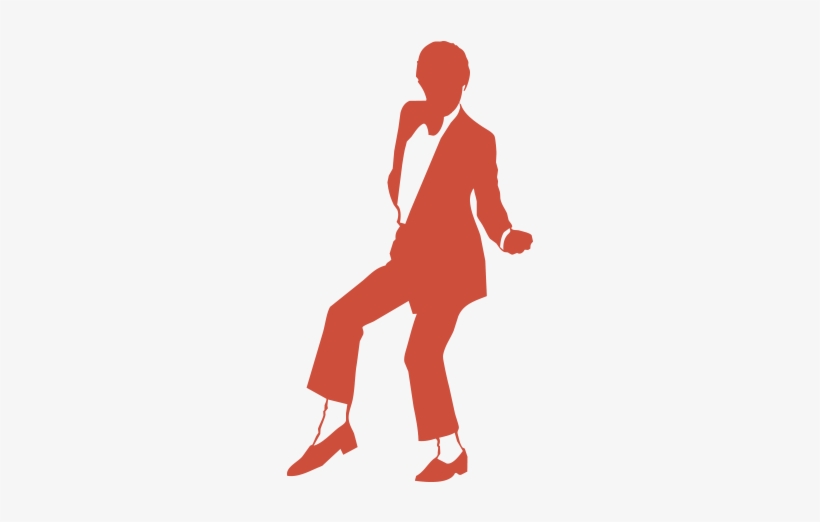 Silhouette Of Michael Jackson - Michael Jackson Silhouette Red, transparent png download