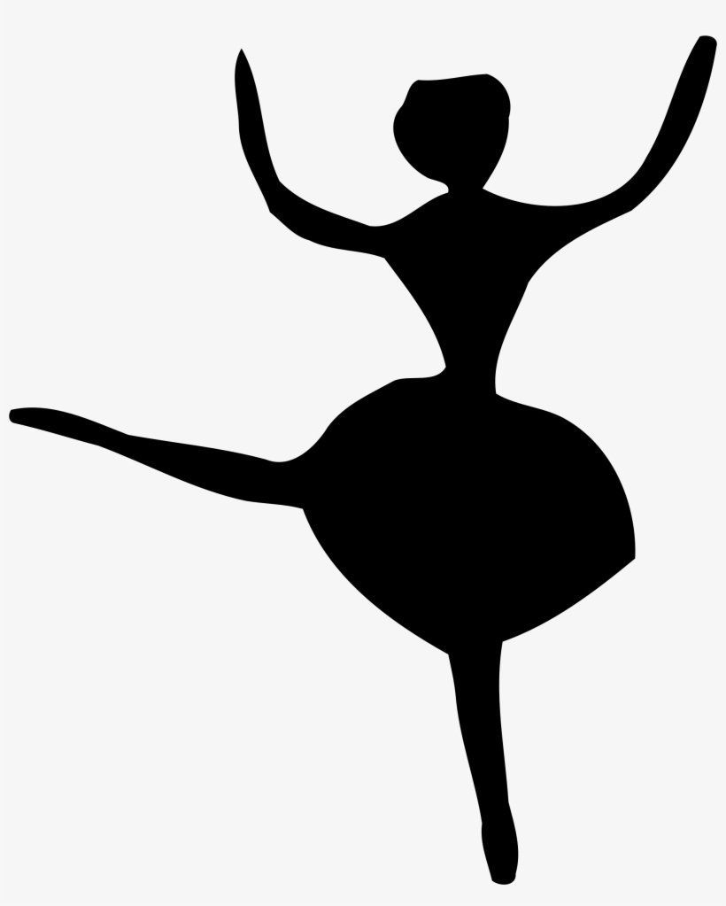 Clipart Dancer Silhouette - Dancer, transparent png download