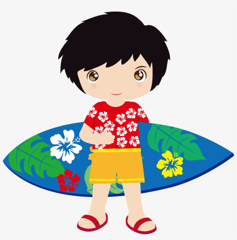 Cg050 06 Paper Ideas Album - Hawaiian Boy Clip Art, transparent png download