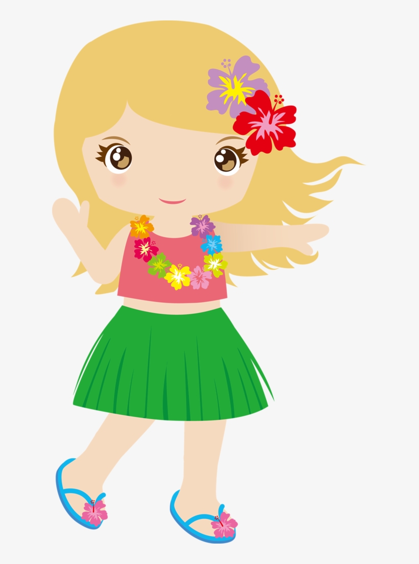 Cg Png Clip Art Summer Pinterest Hawaiian - Havaiana Menina Png, transparent png download