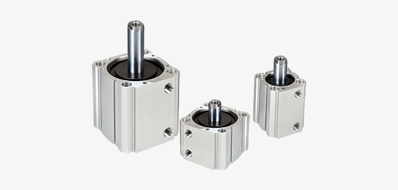 Compact Cylinder - Small Size Pneumatic Cylinder, transparent png download