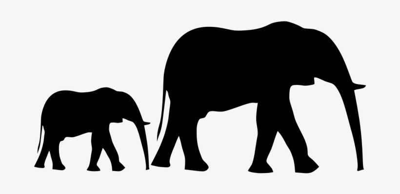 Free Free 130 Baby Elephant Silhouette Svg Free SVG PNG EPS DXF File