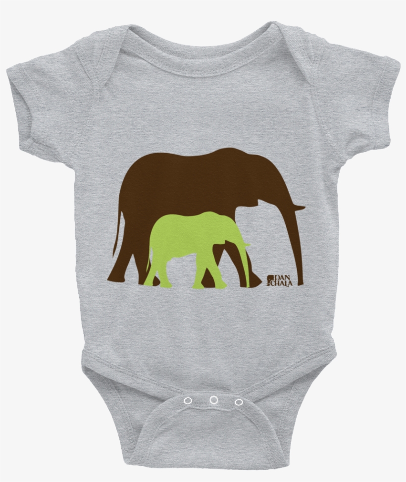 Baby Elephant Infant Bodysuit - Baby Onesie, transparent png download