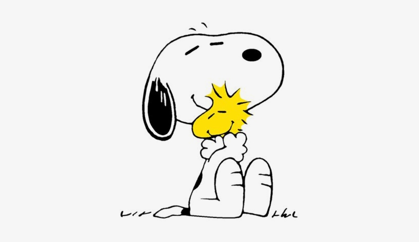Hugging Love By Bradsnoopy Deviantart Com On - Peanuts, transparent png download