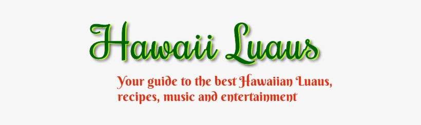 Welcome To The Hawaiian Luau - Calligraphy, transparent png download
