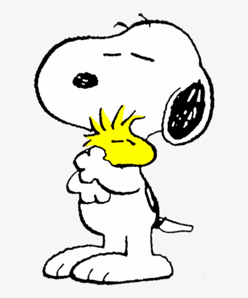 Snoopy Hugging His Friend By Bradsnoopy - Love You My Dear Friend, transparent png download