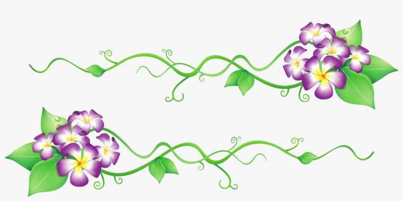 Flowers Spring Decor Png Clipart - Spring Flower Clipart Png, transparent png download