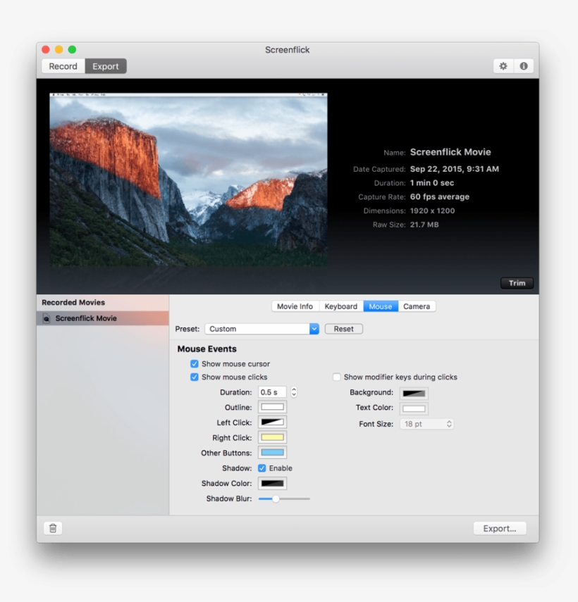 Mac Screen Recorder Hide Cursor, transparent png download