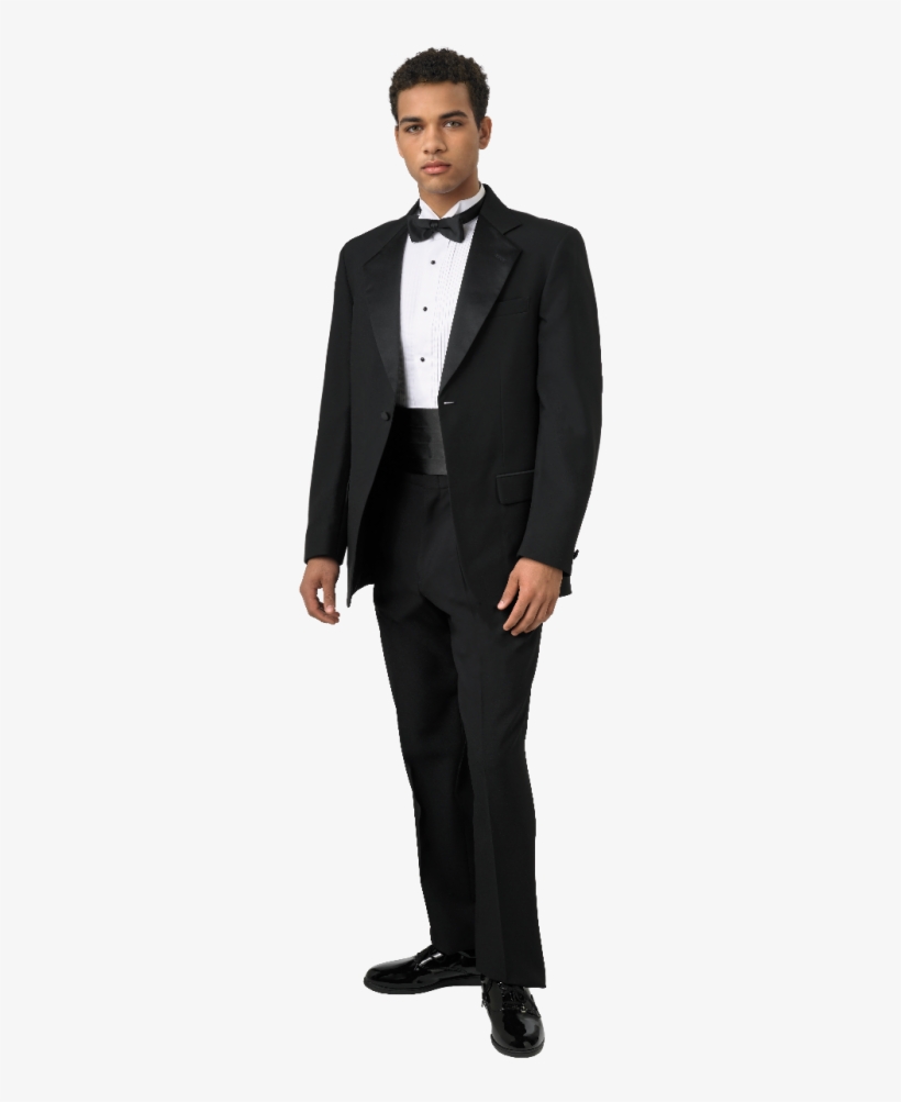 Applause Polyester 1-button Notch Lapel - Man In Tuxedo Png, transparent png download