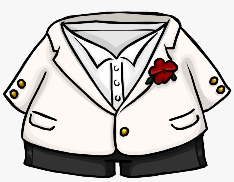 White Tuxedo - Club Penguin Tuxedo, transparent png download