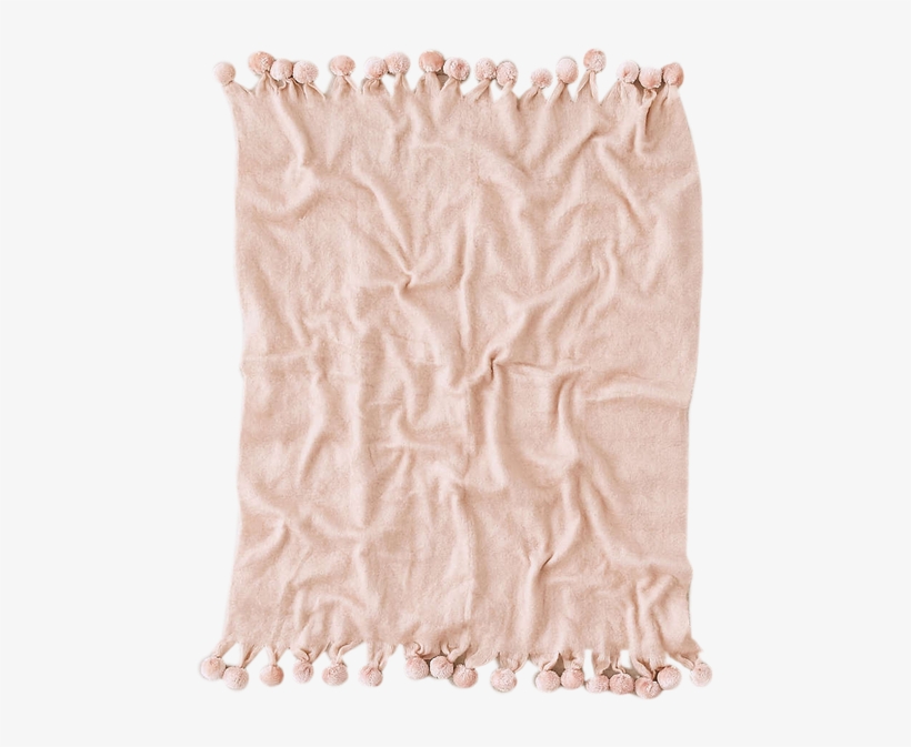 Throw Blanket Png - Pyper Pom Pom Throw Blanket, transparent png download