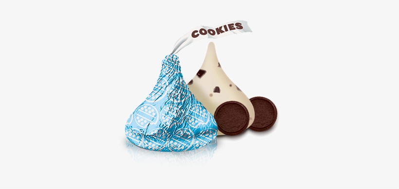 Hershey's Kisses Cookies ' - Hershey's Cookies 'n' Creme Kisses - 10.5 Oz Bag, transparent png download