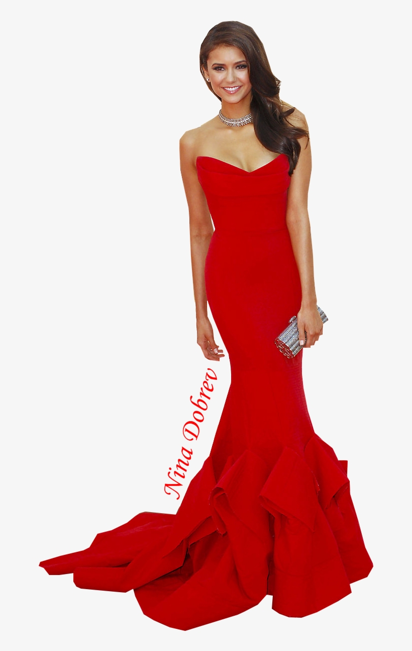 Png Se Mi Moc Nepovedlo, Ale Ta Fotka Je Naprosto Dokonalá - Red Dress With Silver Clutch, transparent png download