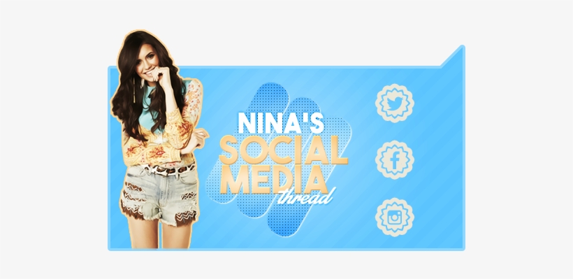 Social Butterfly {nina's Social Media - Girl, transparent png download