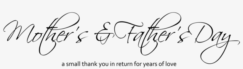 Mother's & Father's Day, transparent png download